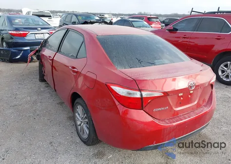 2015 Toyota Corolla Le Plus z USA, uszkodzony, nr VIN 5YFBURHEXFP273091